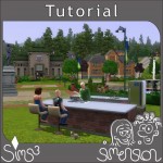 Sims kochen im Park von Sunset Valley