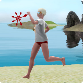 Die Sims Karriere Rettungsschwimmer-Lauf
