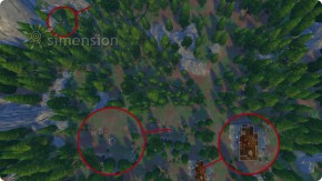 Die Sims 4 Versteckte Grundstücke: Zugang zum Einsiedler über den Wald in Granite Falls