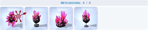 Die Sims 4 Sammlung Meteorsteine