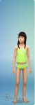 Die Sims 4 Badeanzug für Mädchen