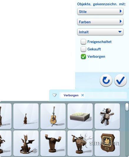 unlock all furniture sims 4 cheat