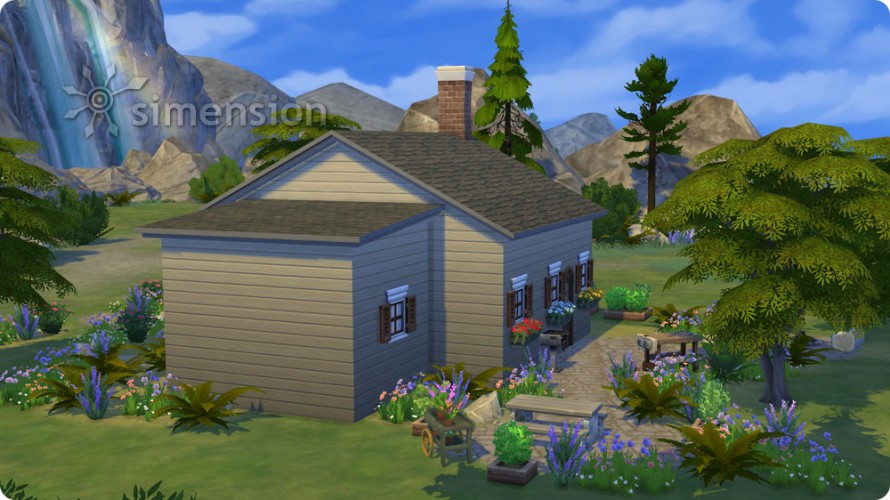 Sims 4 Verstecktes Grundstück Einsiedler (Tiefer Wald) simension