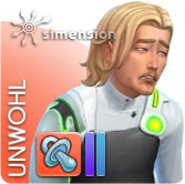 Moodlet Seltsame Bauchschmerzen nach Alien-Entführung in Die Sims 4