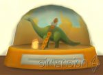 Die Sims 4 Sammlung Schneekugeln: Zeitlater der Dinosaurier